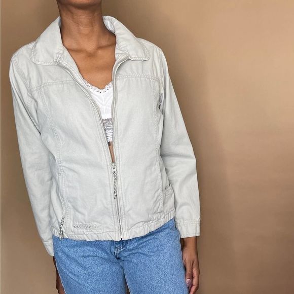 Womens Nude Columbia jacket sz Small - Picture 1 of 4